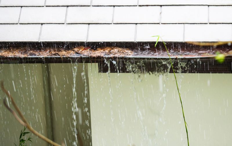 Water Flow with Gutter Covers
